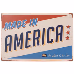 Emaljeskilt Made in America