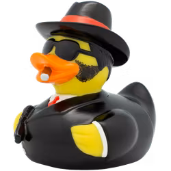 Badeand Gangster Duck