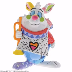White Rabbit Disney by Britto