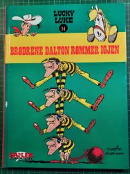 Lucky Luke Brødrene Dalton rømmer igjen