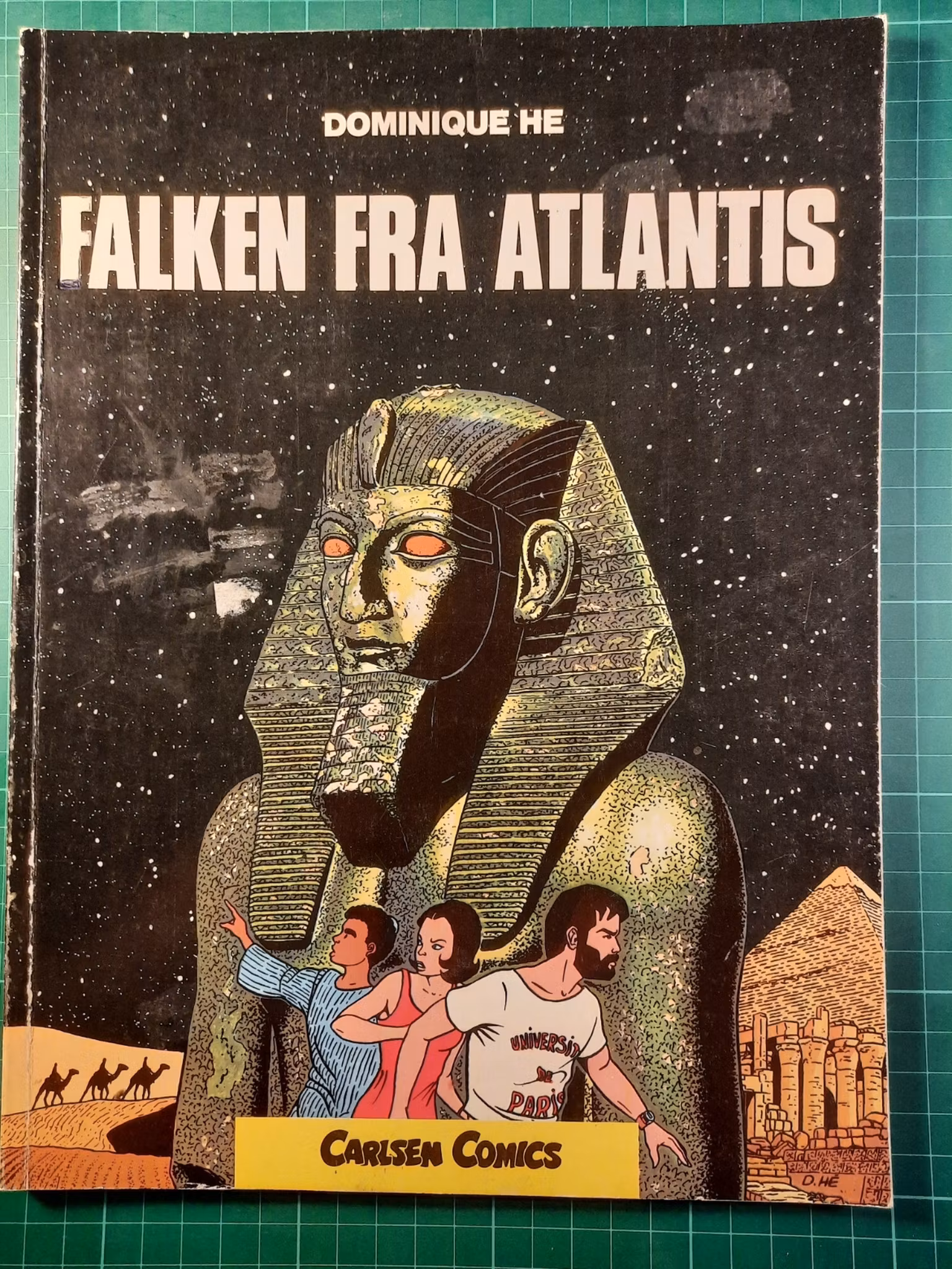Dominique He : Falken fra Atlantis (Dansk utgave)
