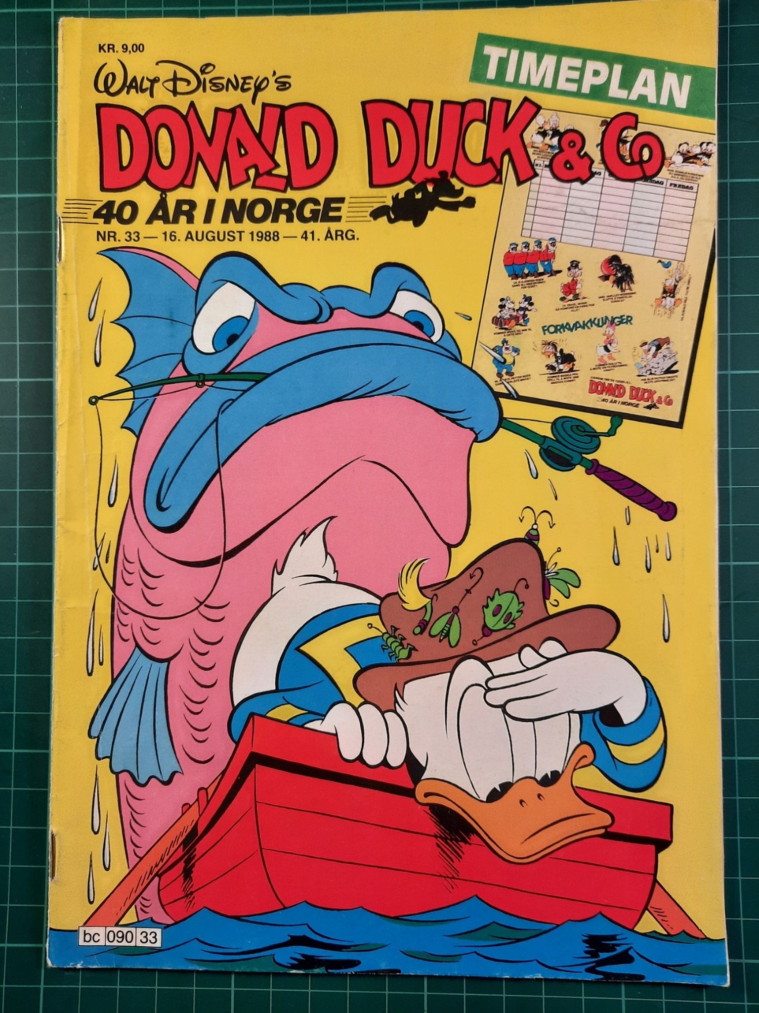 Donald Duck & Co 1988 - 33 m/timeplan