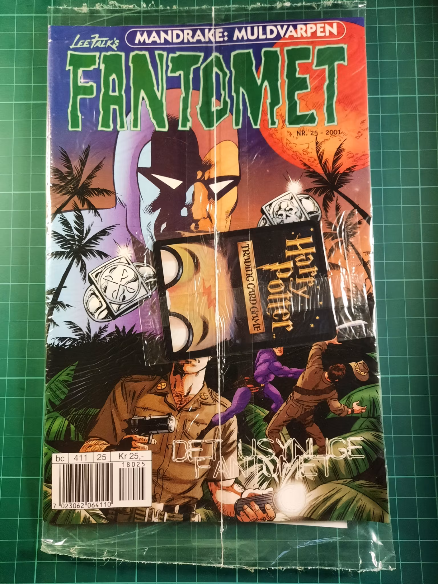 Fantomet 2001 - 25 (Forseglet) m/Harry Potter byttekort