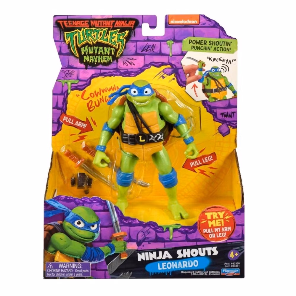 Turtles Mutant Mayhem Power Sounds Leonardo