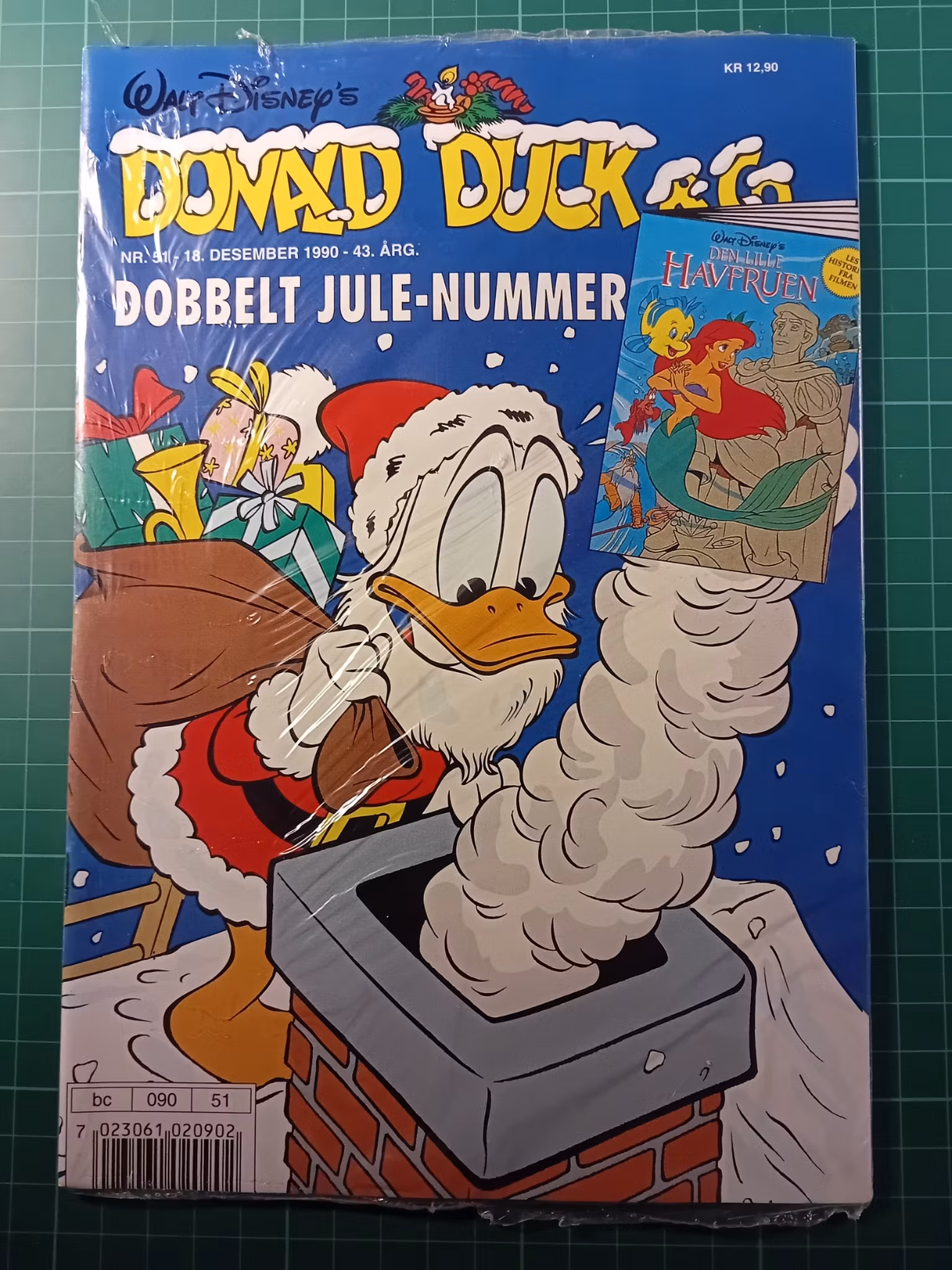 Donald Duck & Co 1990 - 51 + Den lille havfruen bilag (forseglet)