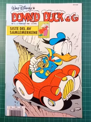 Donald Duck & Co 1990 - 52 m/klistremerker (1 mangler)