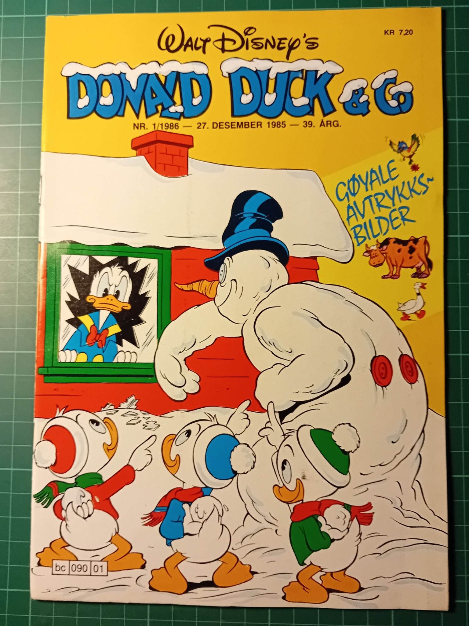 Donald Duck & Co 1986 - 01 m/avtrykk bilder