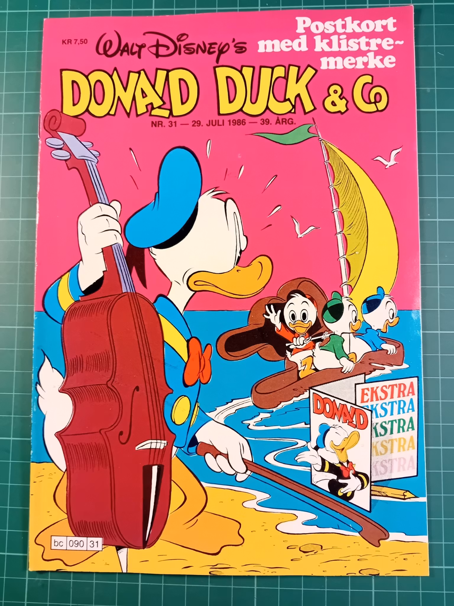 Donald Duck & Co 1986 - 31 m/klistremerke