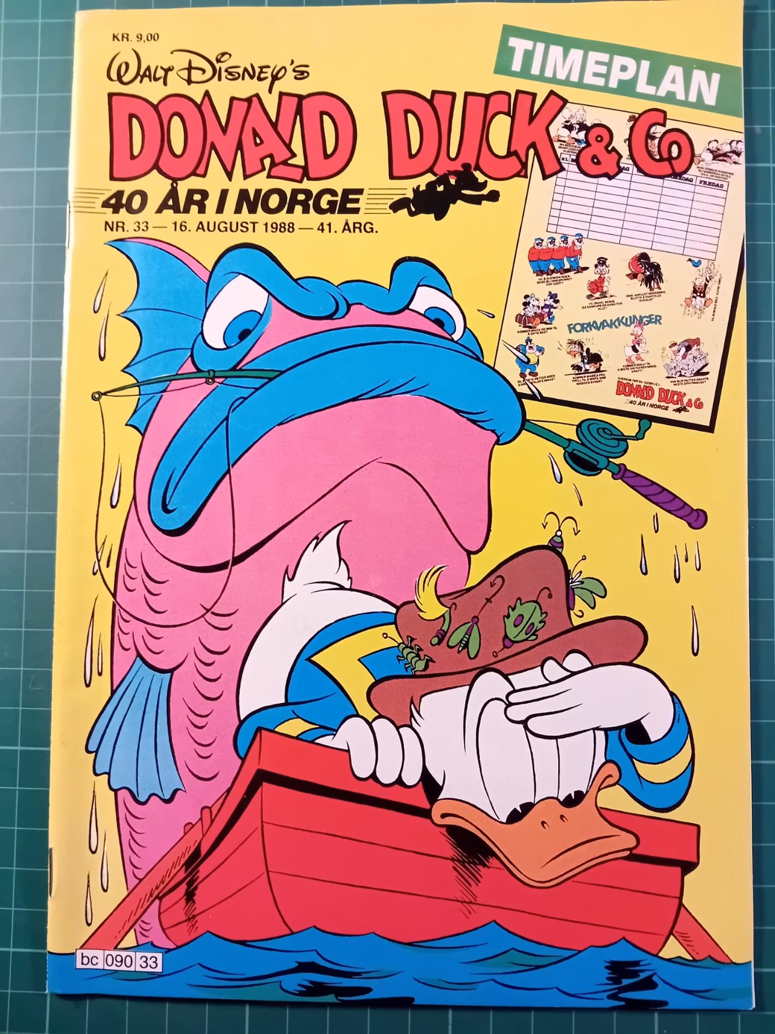 Donald Duck & Co 1988 - 33 m/timeplan