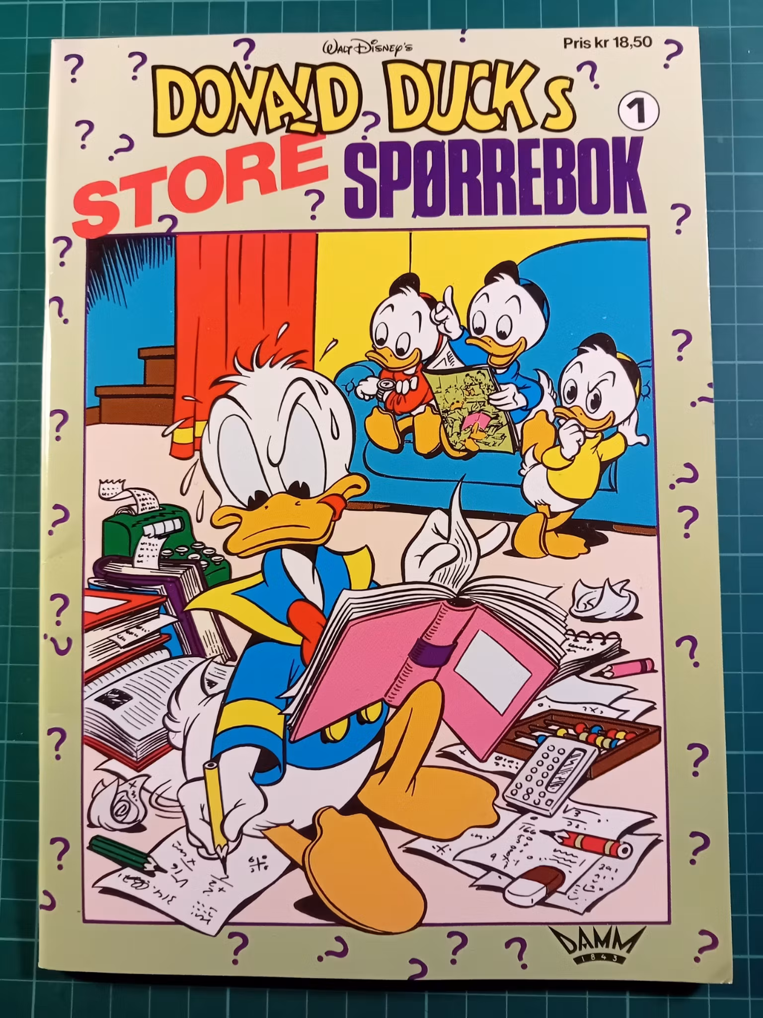 Donald Duck store spørrebok 1987