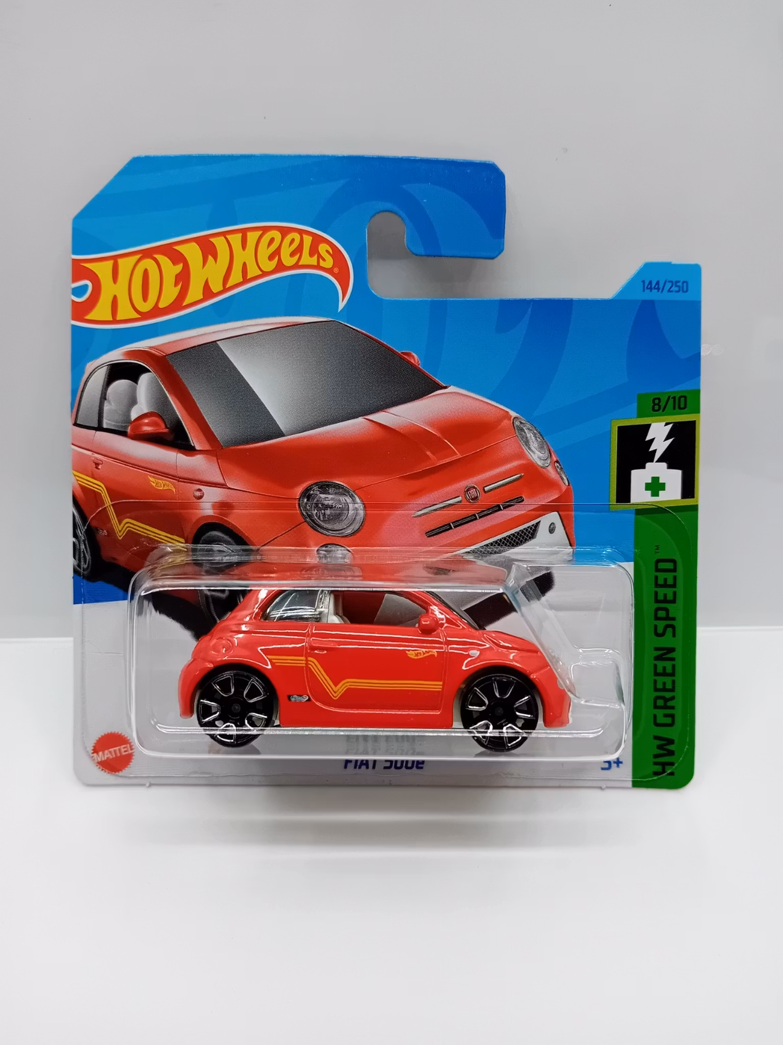 Fiat 500E rød #144