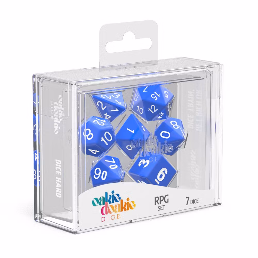 Oakie Doakie RPG Terning sett Blå (7)