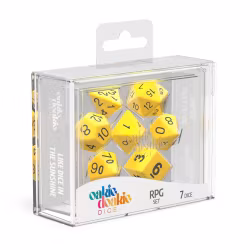 Oakie Doakie RPG Terning sett Gul (7)