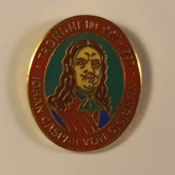 Pins : Trondheim 997-1997 Johan Caspar Von Cicignon