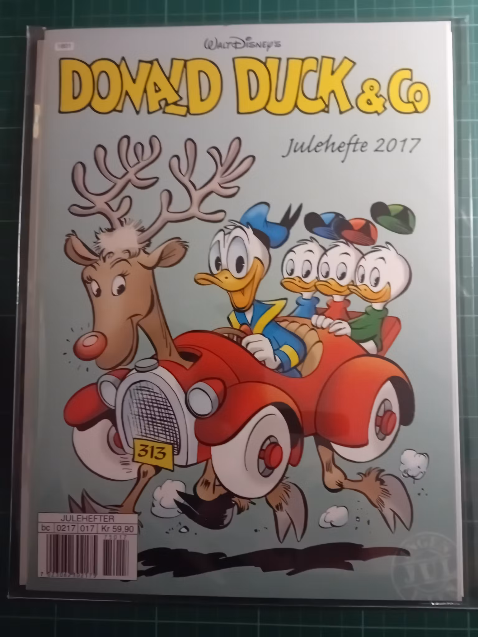 Julehefte Donald Duck & Co 2017 m/plastlomme og bakark