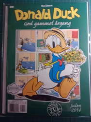 Donald Duck God gammel årgang 2014 m/plastlomme og bakark