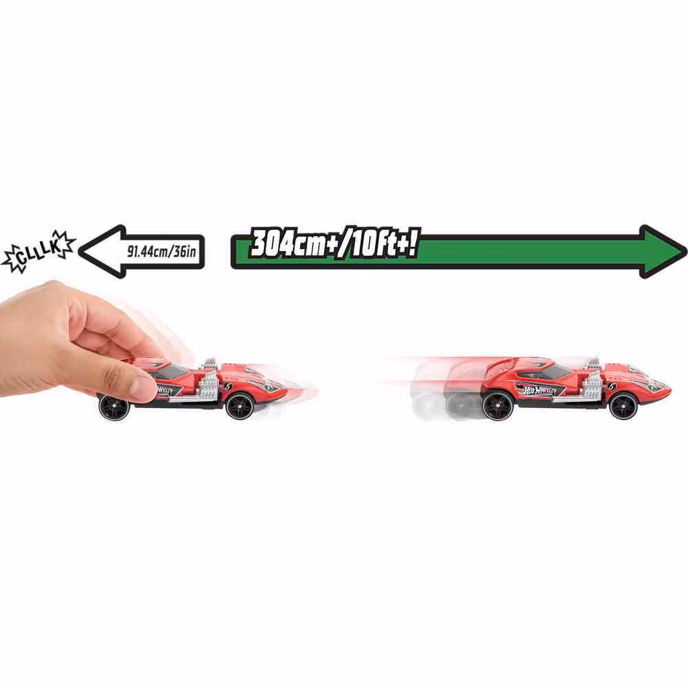 Hot Wheels Pull-Back Speeders Twin Mill 1:43