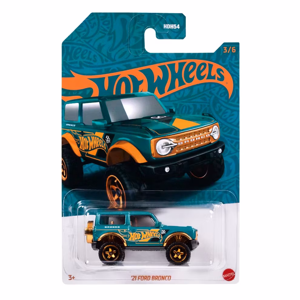Hot Wheels Pearl and Chrome 56th Anniversary: 21 Ford Bronco