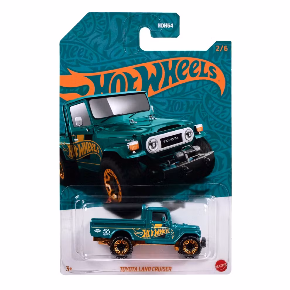 Hot Wheels 56th Anniversary Pearl and Chrome: Toyota Land Cruiser