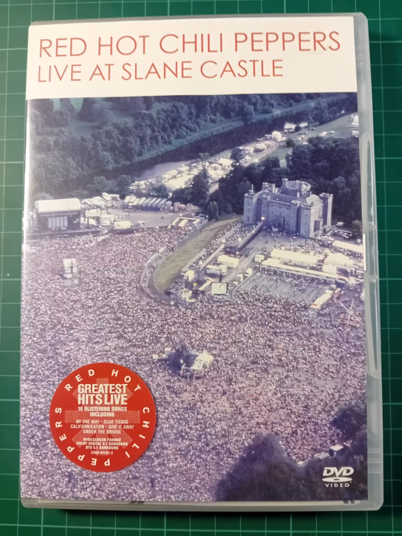 DVD : Red Hot Chili Peppers : Live at Slane castle (konsert film)