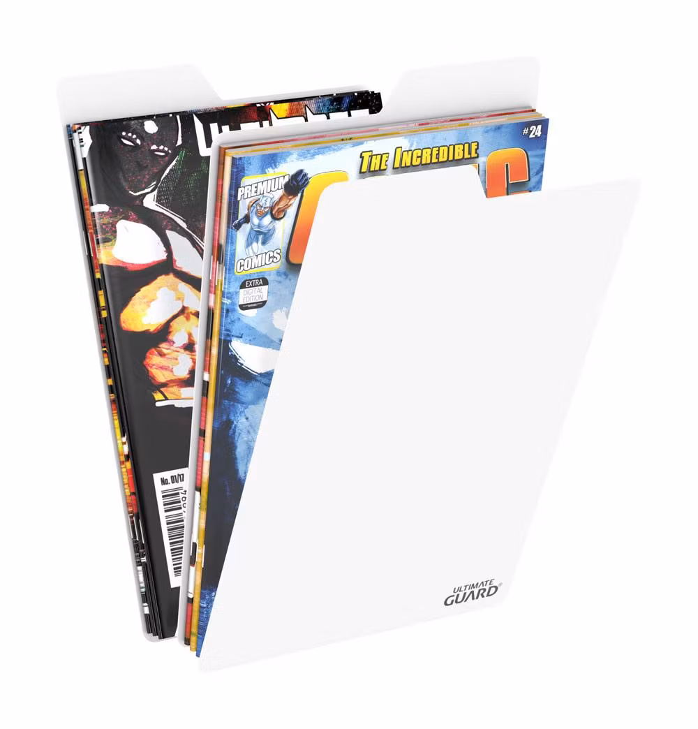 Premium Comic Book Dividers Hvit (25 pack)