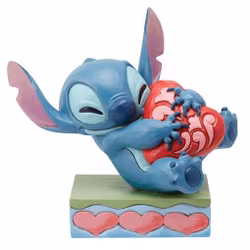 Heart Struck (Stitch Hugging Heart)