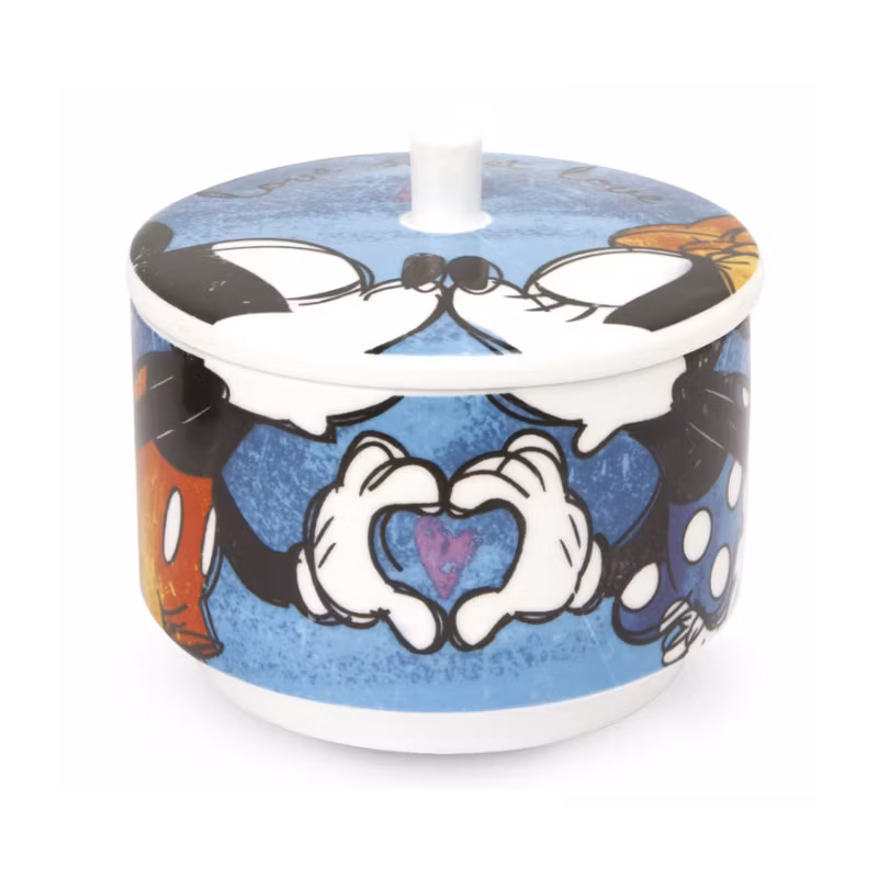 Skål med lokk Mikke & Minni Blå 430ml