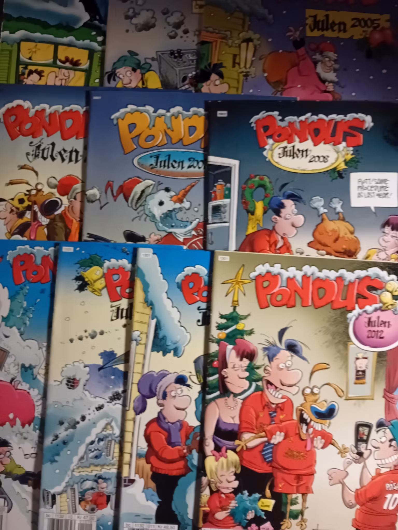 Pondus julen 2003 - 2012 (10 stykk)