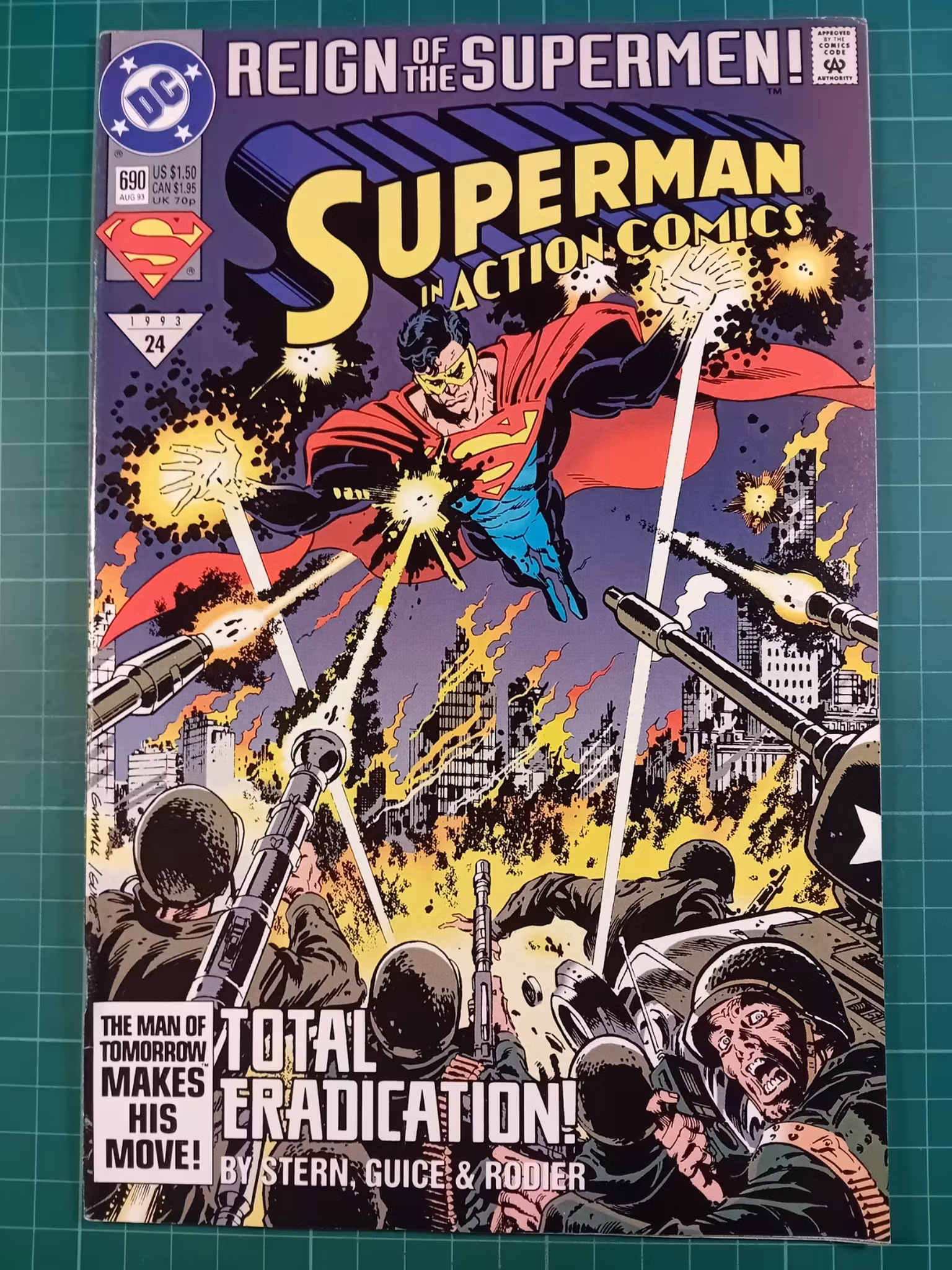 Superman in Action comics #690