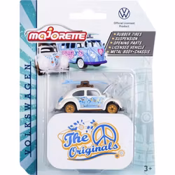 Majorette Volkswagen the Originals Deluxe Cars : VW Boble Hvit