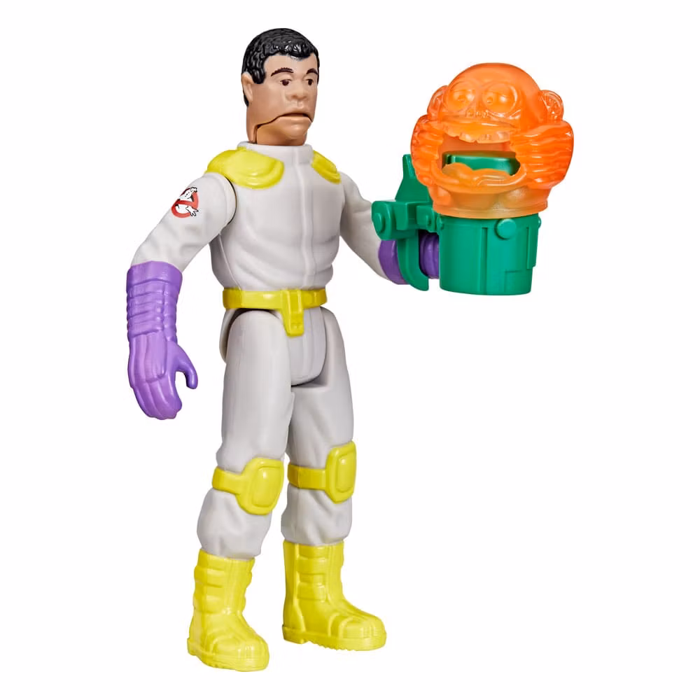 The Real Ghostbusters Kenner Classics Action Figure Winston Zeddemore & Scream Roller Ghost