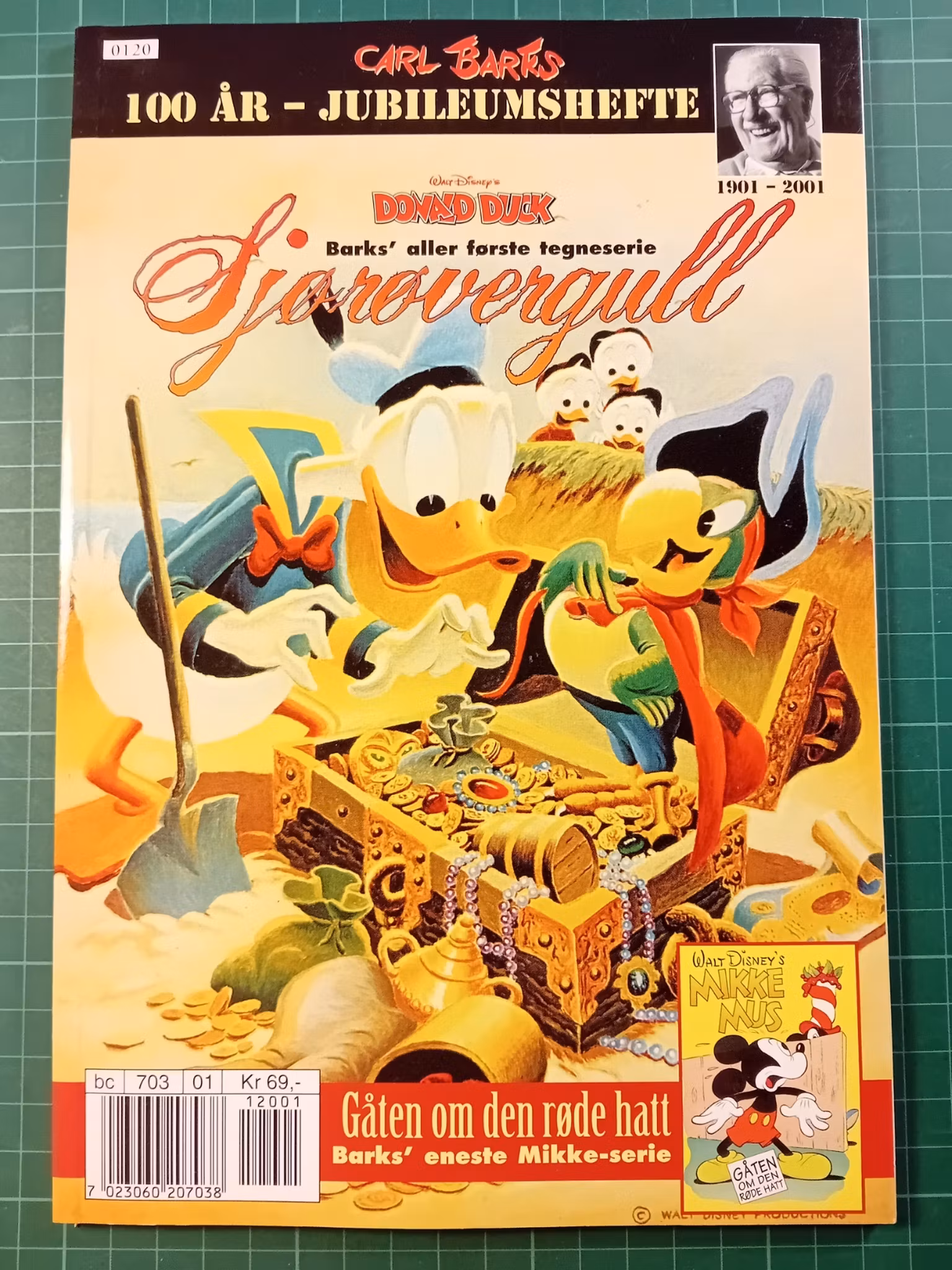 Carl Bark's 100 års jubileumshefte - Sjørøvergull