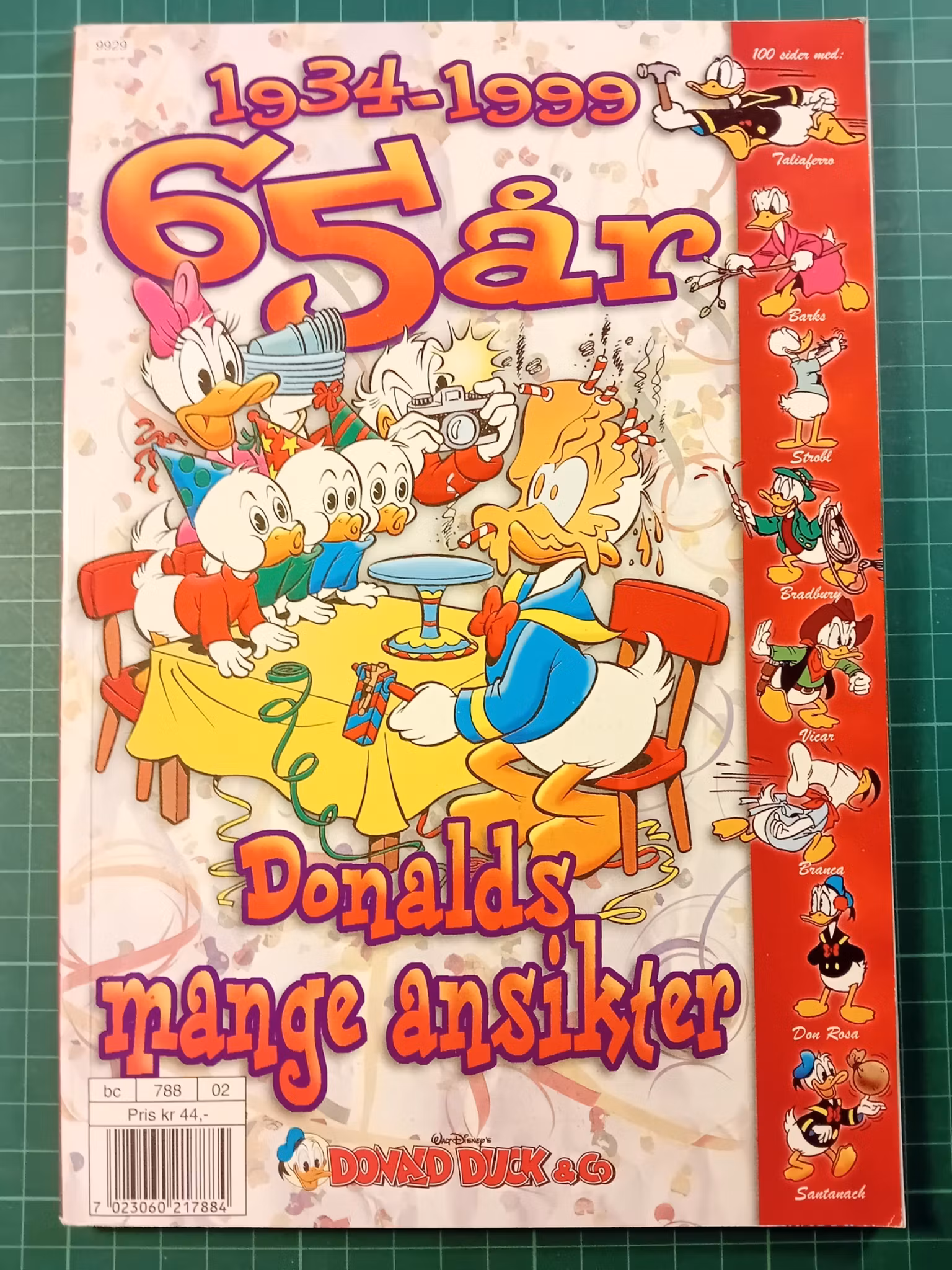 Donalds mange ansikter 65 år