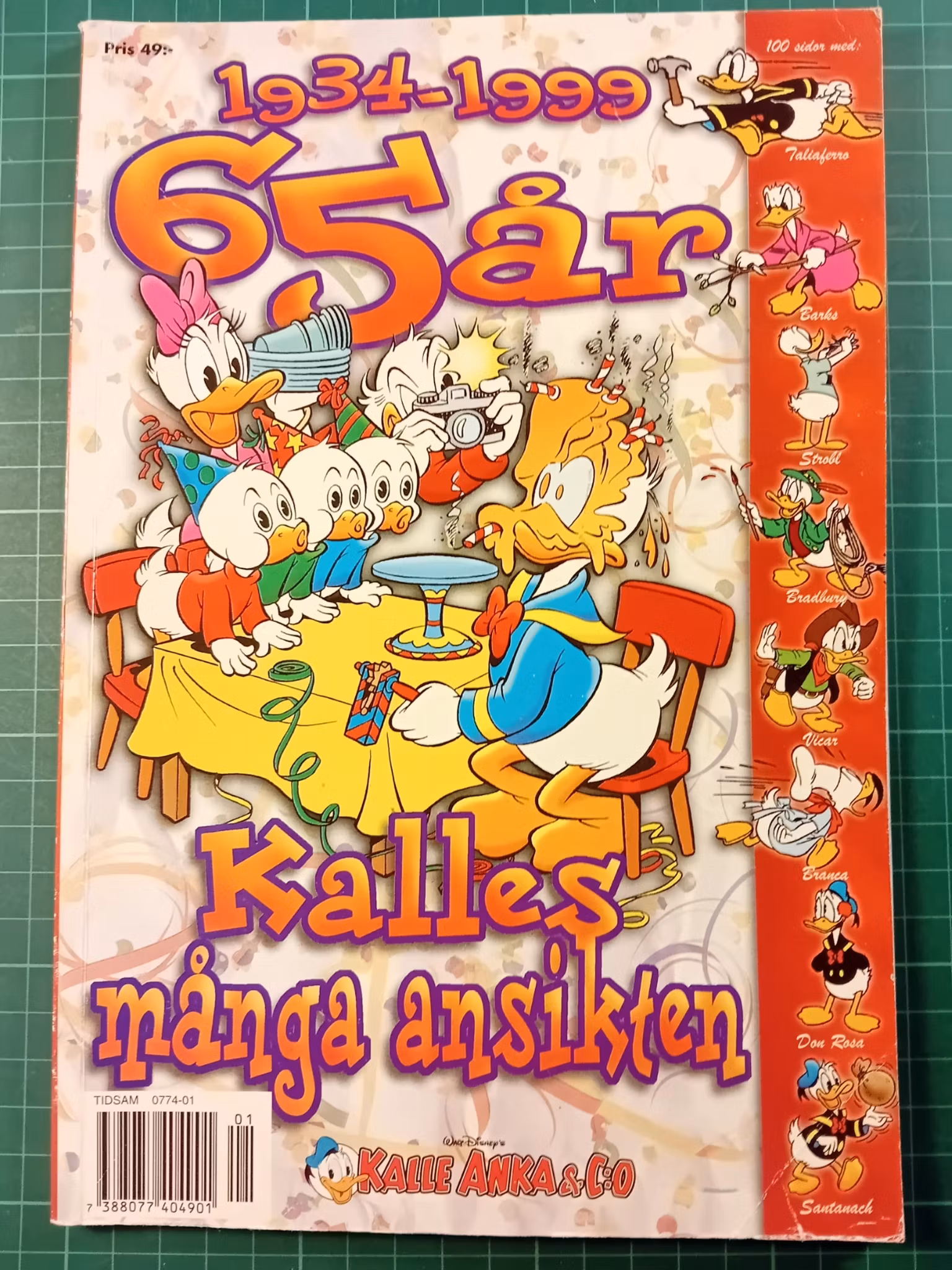 Donalds mange ansikter 65 år