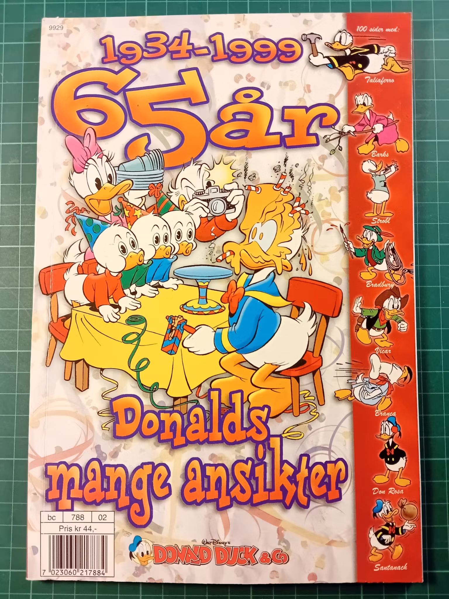 Donalds mange ansikter 65 år