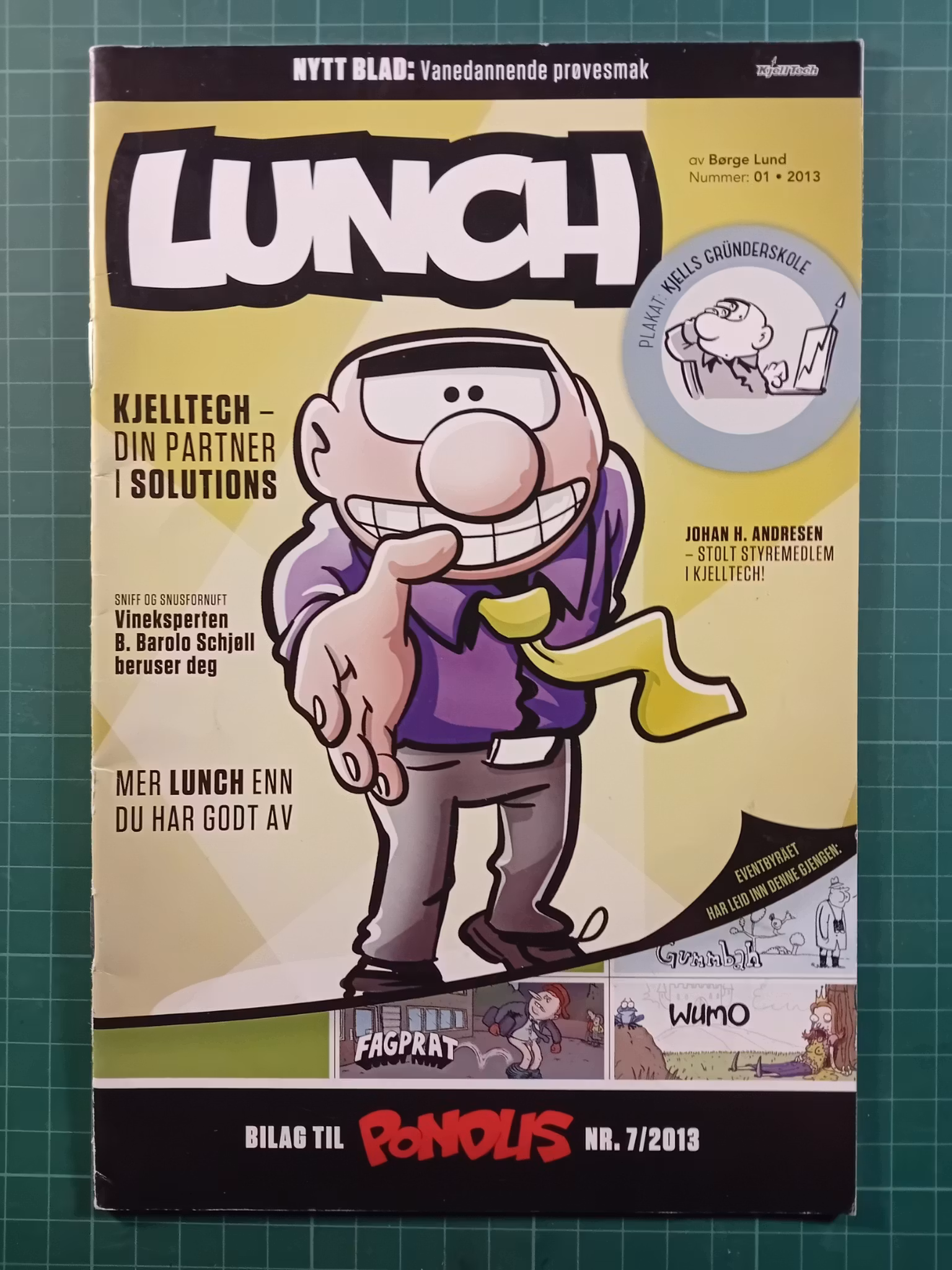 Lunch bilag : smaksprøve 1/2013