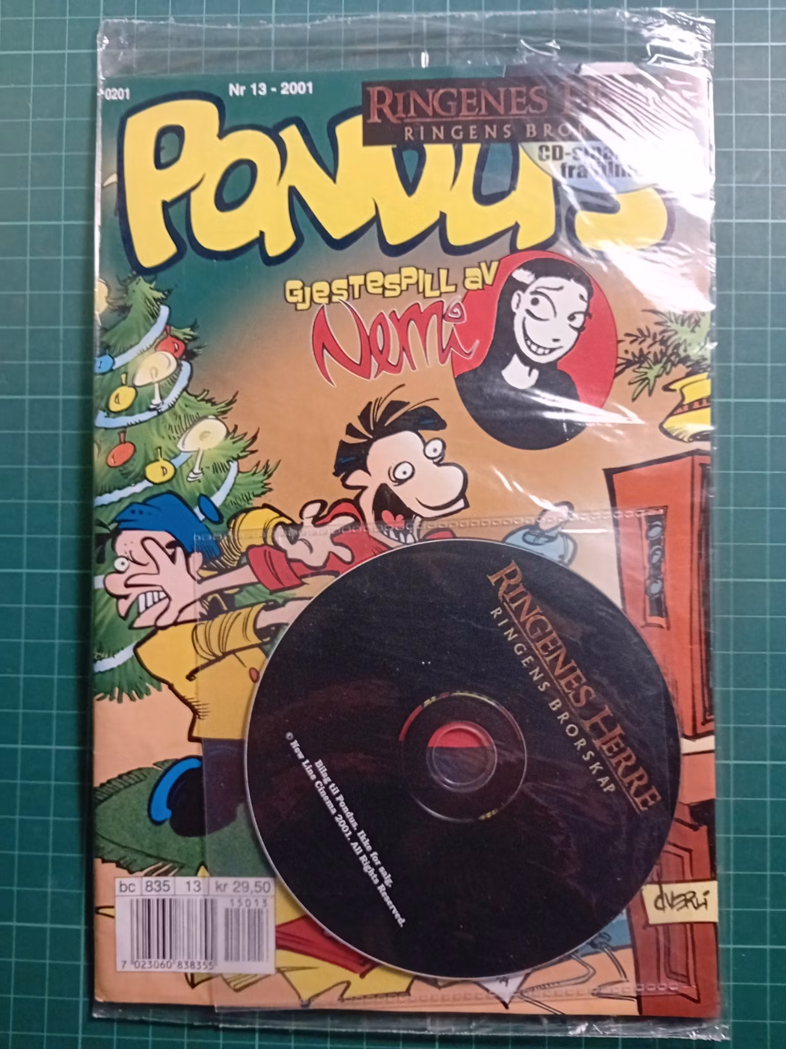 Pondus 2001 - 13 m/ Ringenes herre CD  Forseglet