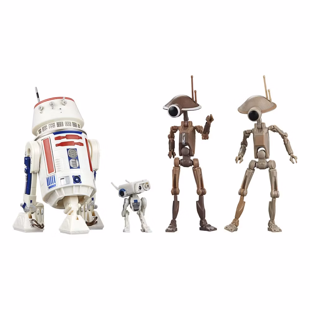 Star Wars Black Series: Action Figure 4-Pack R5-D4, BD-72 & Pit Droids (Totalpris 749,-)