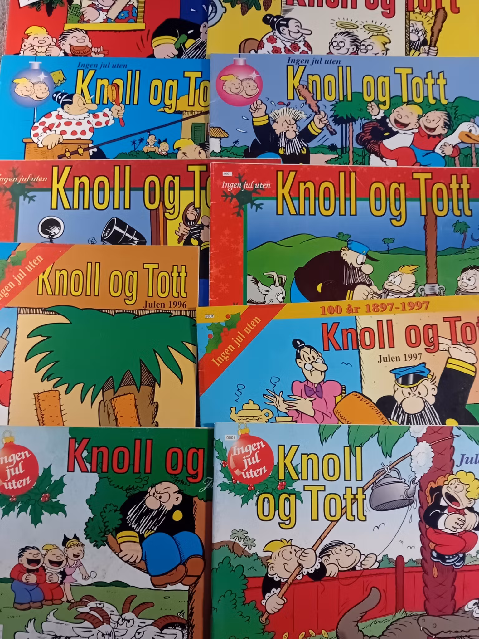 Knoll og Tott 1990-1999 (10 stykk) lesepakke