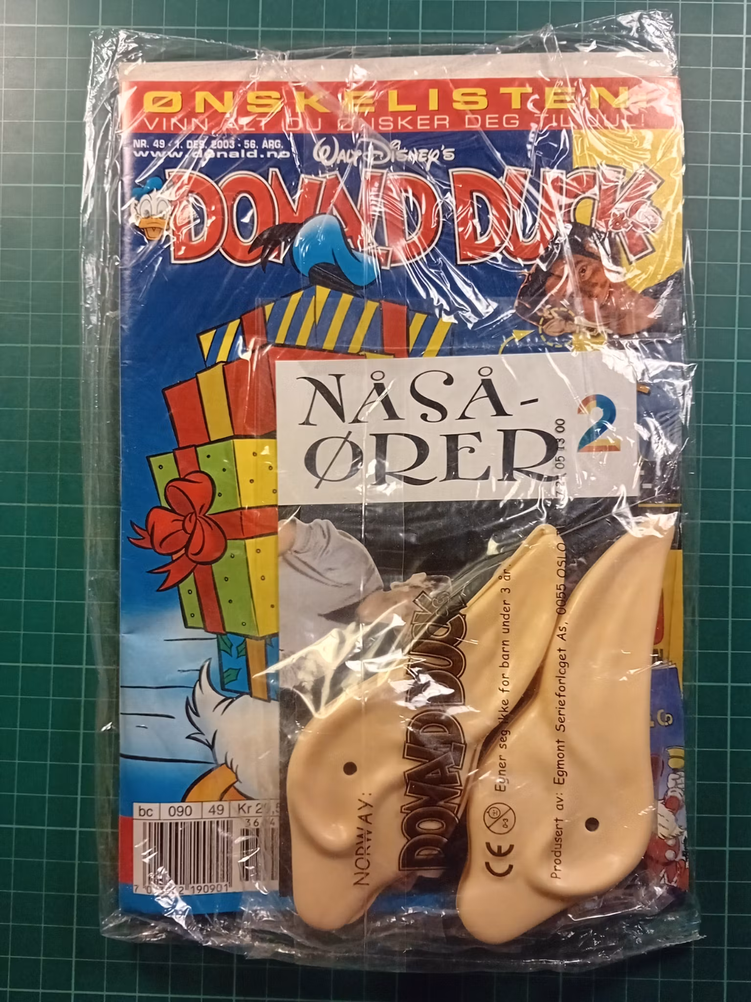 Donald Duck & Co 2003 - 49 Forseglet m/Nåsa-ører + reprint 12/1953