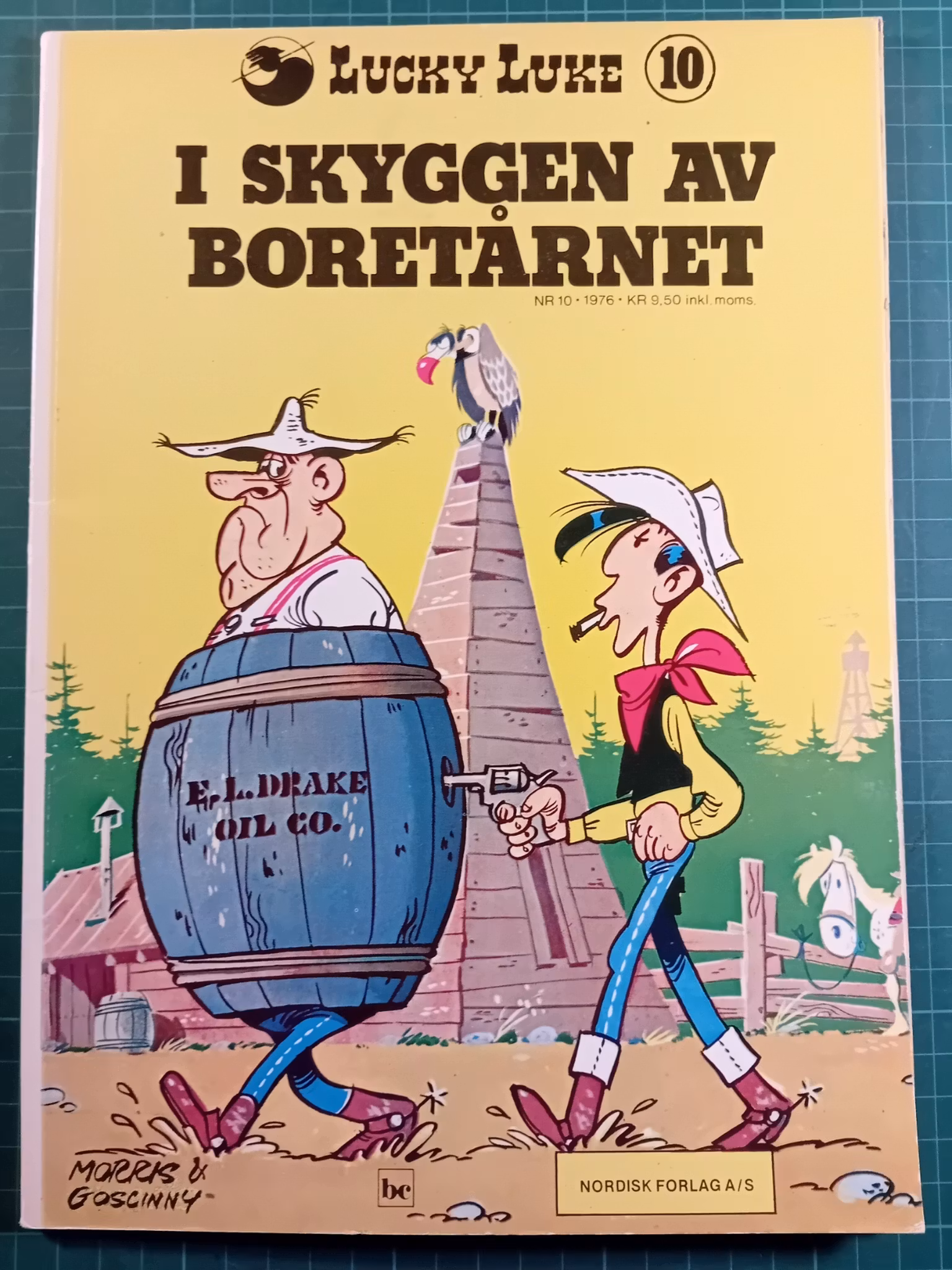Lucky Luke 10 I skyggen av boretårnet 1 opplag (se merknad)