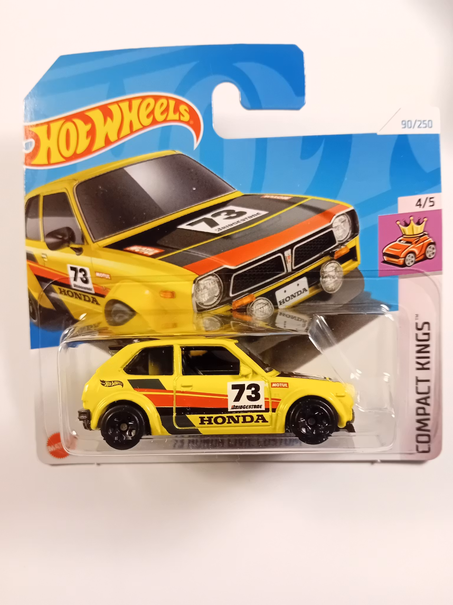 Honda Civic Custom 1973 Gul #090