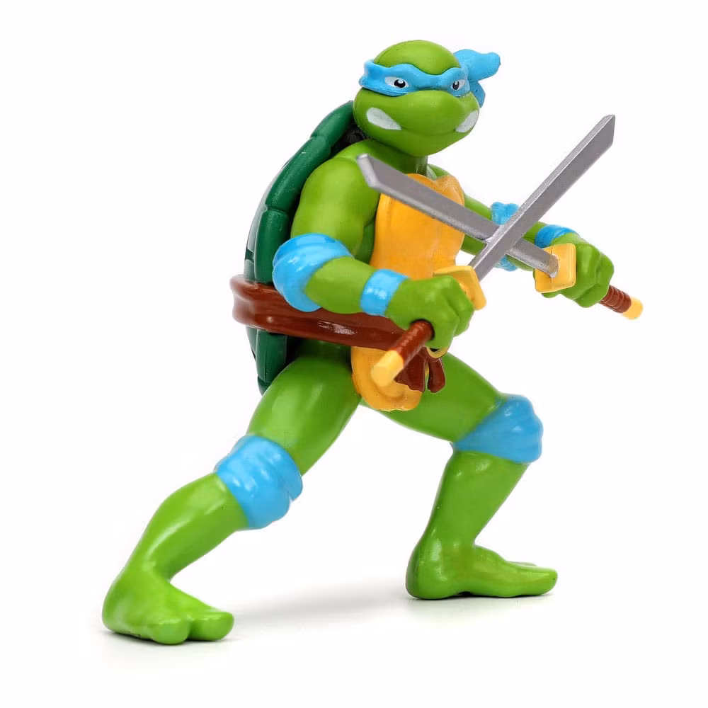 Jada : Teenage Mutant Ninja Turtles Diecast Model 1/24  Leonardo & VW Samba Buss