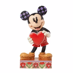 A Love Note (Mickey with Personaliseable Heart Figurine)