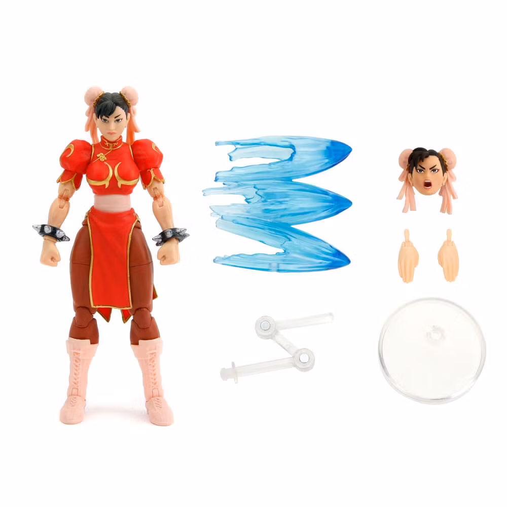 Ultra Street Fighter II: The Final Challengers Action Figure : Chun-Li Player 2 Red Ver. (Totalpris 349,-)