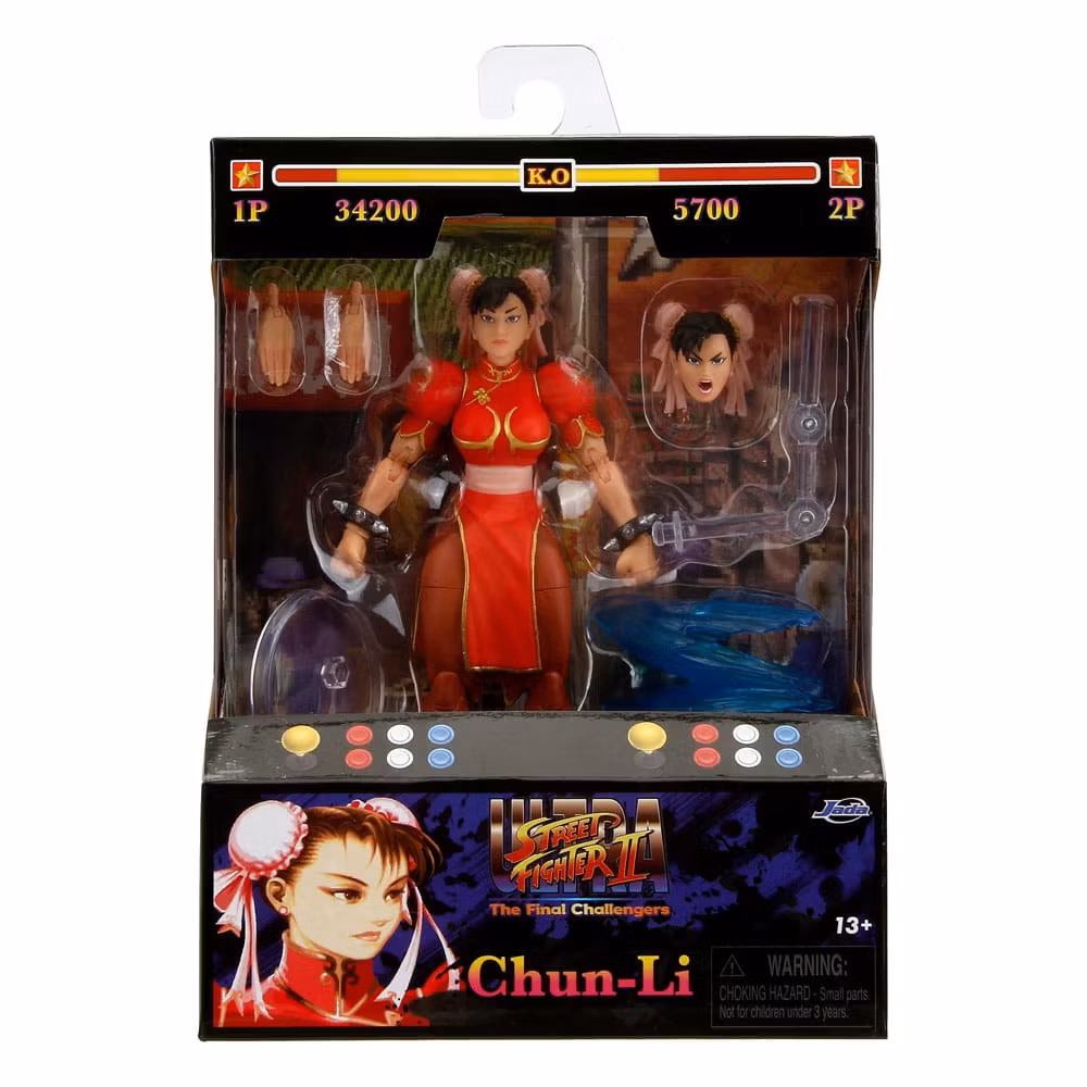 Ultra Street Fighter II: The Final Challengers Action Figure : Chun-Li Player 2 Red Ver. (Totalpris 349,-)