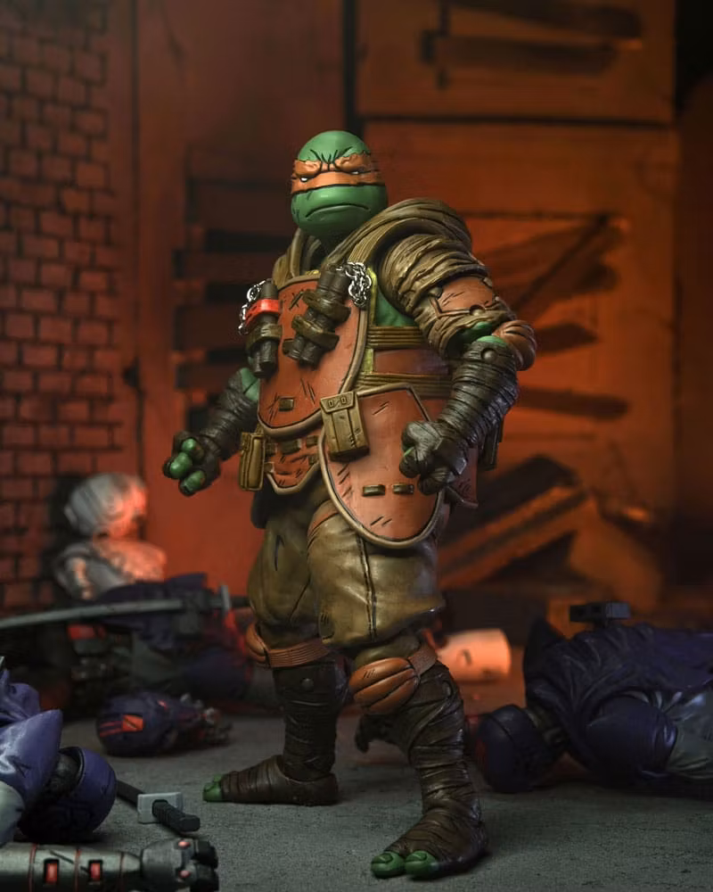 TMNT (The Last Ronin) Action Figure Ultimate Flashback Michelangelo 18 cm (Totalpris 598,-)
