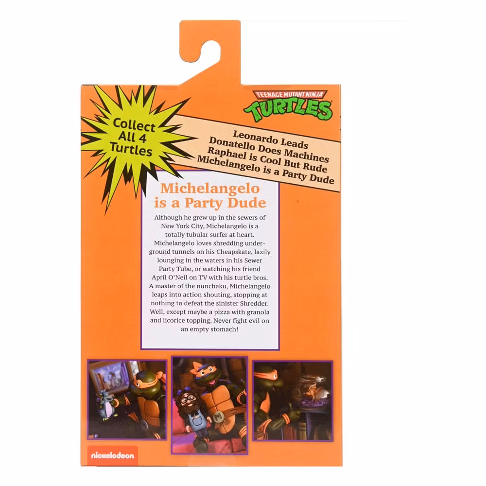 TMNT (Cartoon) Action Figure Ultimate Michelangelo VHS 18 cm (Totalpris 595,-)