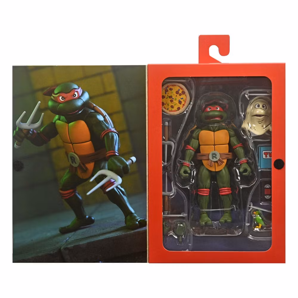 TMNT (Cartoon) Action Figure Ultimate Raphael VHS 18 cm (Totalpris 595,-)