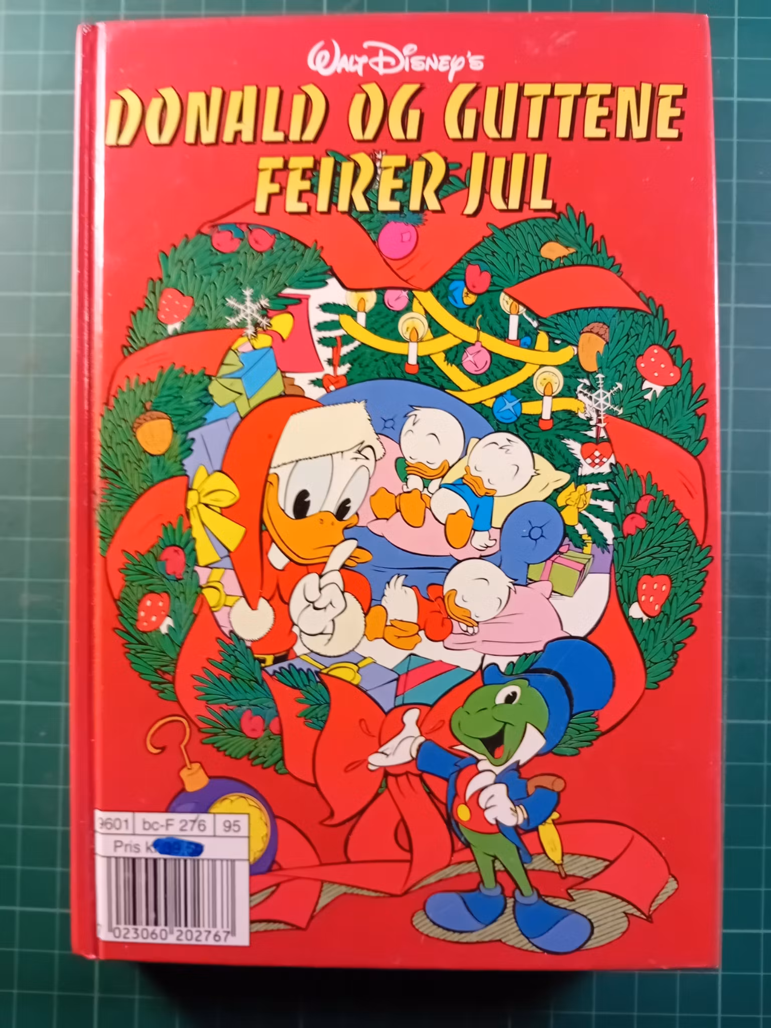 Donald og guttene feirer jul